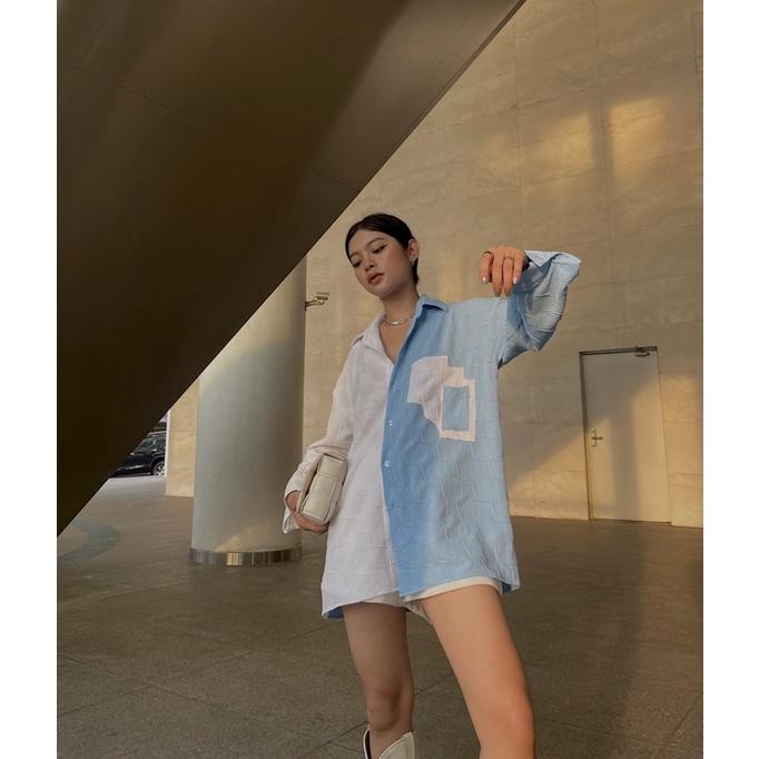 Áo sơ mi unisex AZIER chất vải đặc biệt - Hàng thiết kế chính hãng