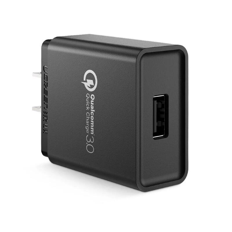 Ugreen UG20904CD122TK 18W qc3.0 sạc nhanh USB Quick Charge 3.0 màu đen - HÀNG CHÍNH HÃNG