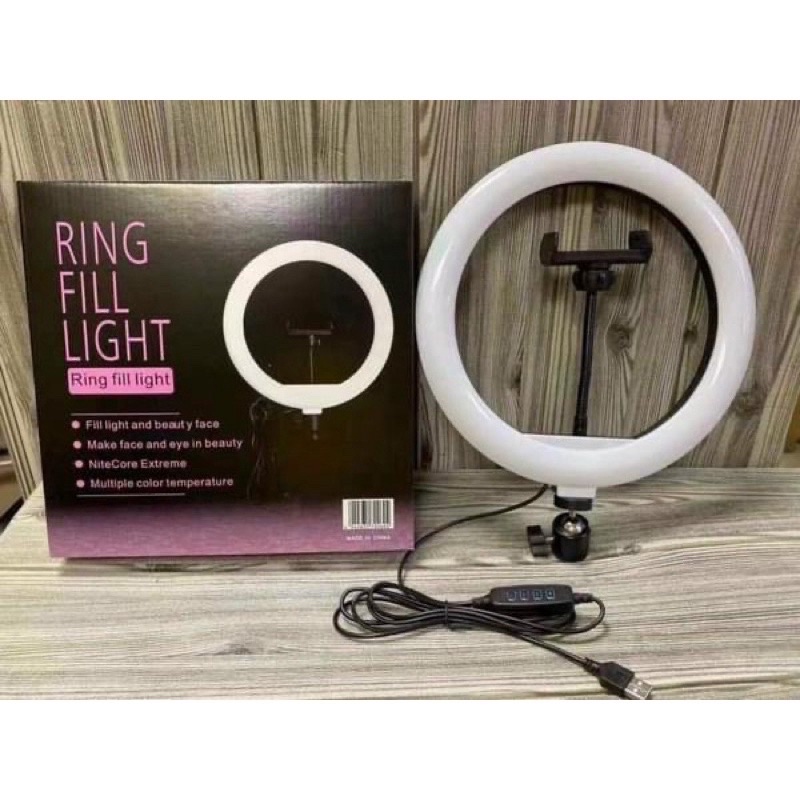 BÓNG Đèn Thay Thế Live Livestream size 26 CM VÀ REMOTE Makup Trang Điểm Chụp Hình Bán Hàng