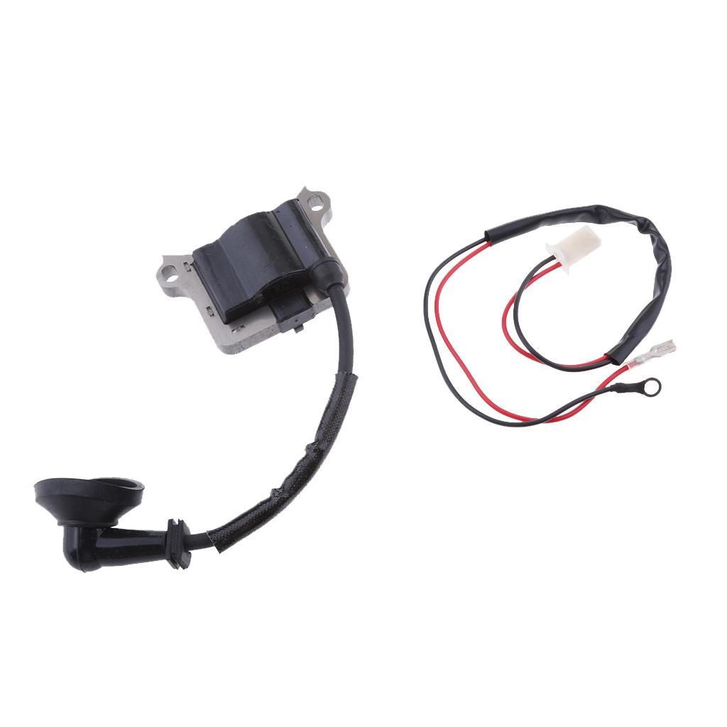 Ignition Coil Spark Plug For 2 Stroke Minimoto Pocket Bike Scooter 43cc 49cc