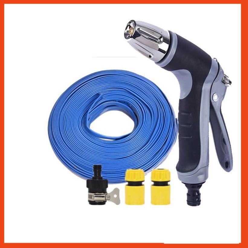 Bộ dây và vòi xịt rửa xe tưới cây tăng áp 7-10m  206817