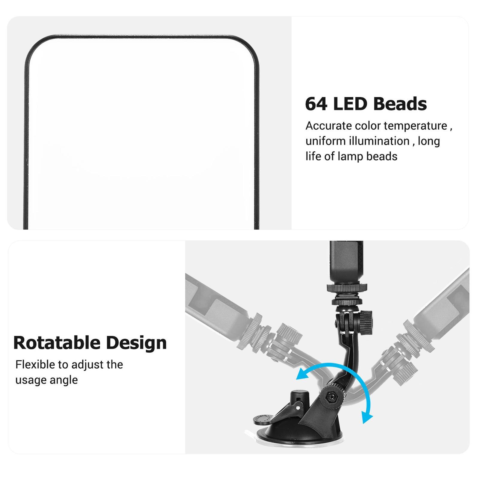 Makeup Rechargeable Video Conference LED Light Vlog Kit Live Light