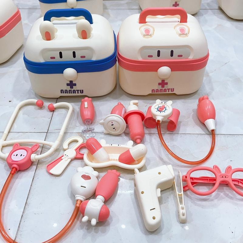 Đồ Chơi Bác Sĩ 14/26/36 Chi Tiết Cho Bé Gái Trai Trẻ Em Nhập Vai Mô Phỏng Thiết Bị Y Tế, Nha Sĩ, Khám Bệnh