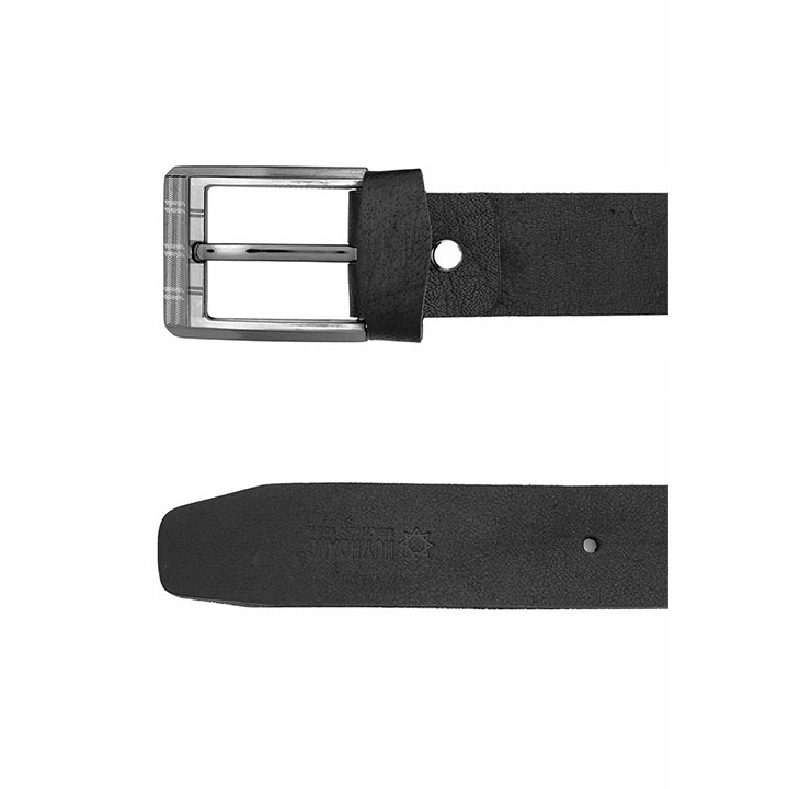 HJ4102 - Dây nịt nam Huy Hoàng 1 lớp 4P màu đen