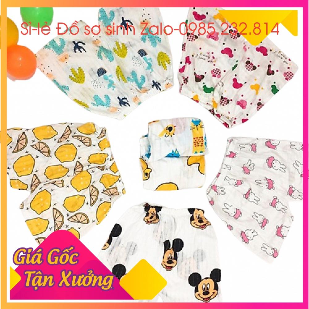 Set 10 chiếc quần đùi giấy cho bé từ sơ sinh-15kg,(5-16kg) Quần đùi trẻ em cotton giấy,quần chục bé trai và qu