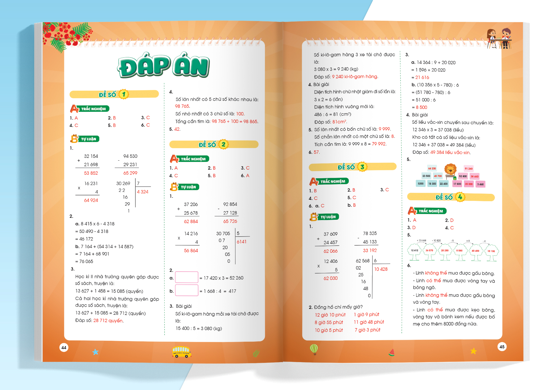 Sách - Phiếu ôn hè Toán lớp 3