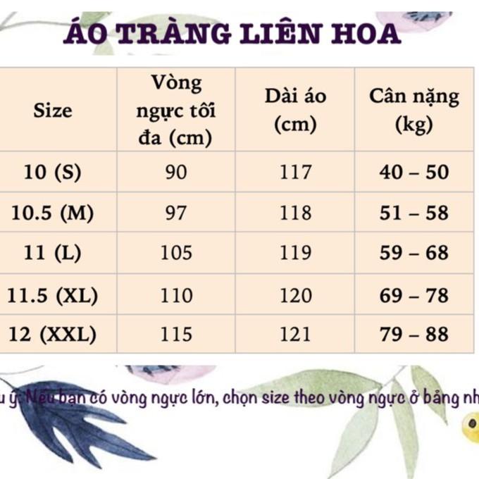 Áo tràng Phật tử Liên hoa nhập khẩu Đài Loan - áo choàng áo pháp hành lễ