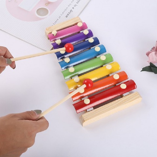 Đồ chơi âm nhạc cho bé - Đàn gõ Xylophone 8 thanh