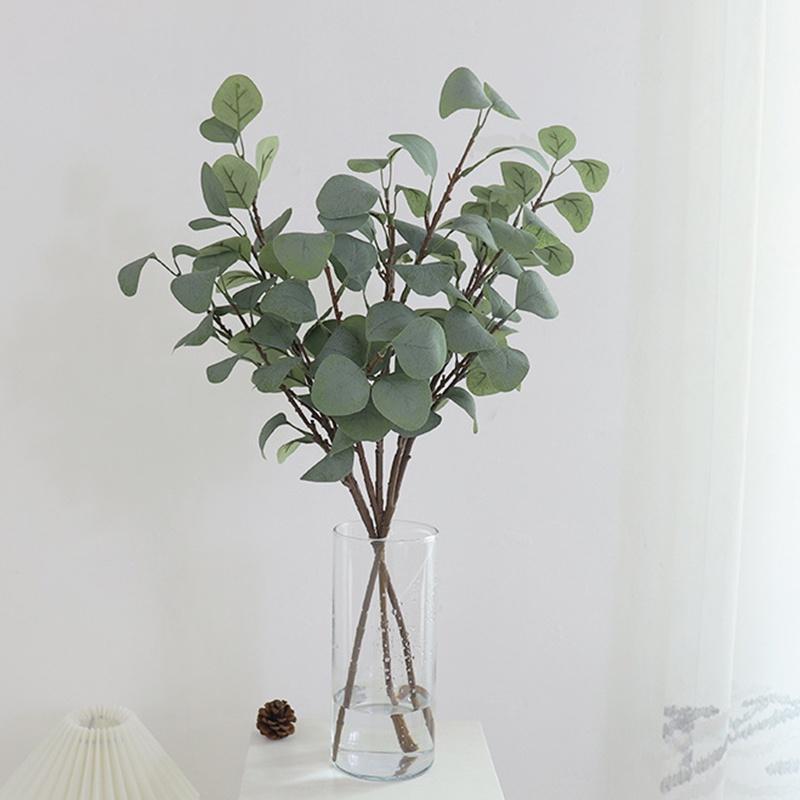 Nhánh Lá Bạch Đàn Nhân Tạo Linh Hoạt Trang Trí Nhà Cửa/Văn Phòng DIY