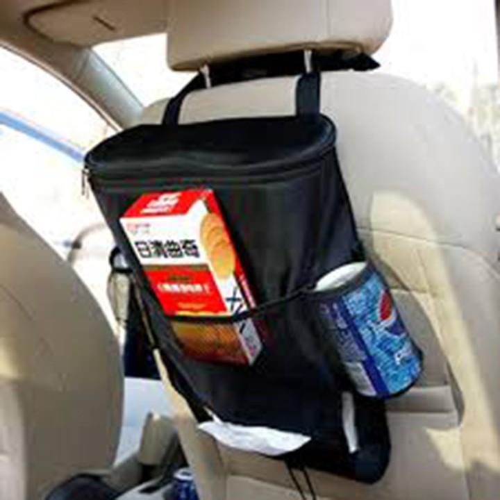 Túi đựng đồ túi treo lưng ghế ô tô SUNHA, Túi treo ghế xe hơi Vải không dệt, Túi sau ghế xe đa năng màu da bò SGT5539