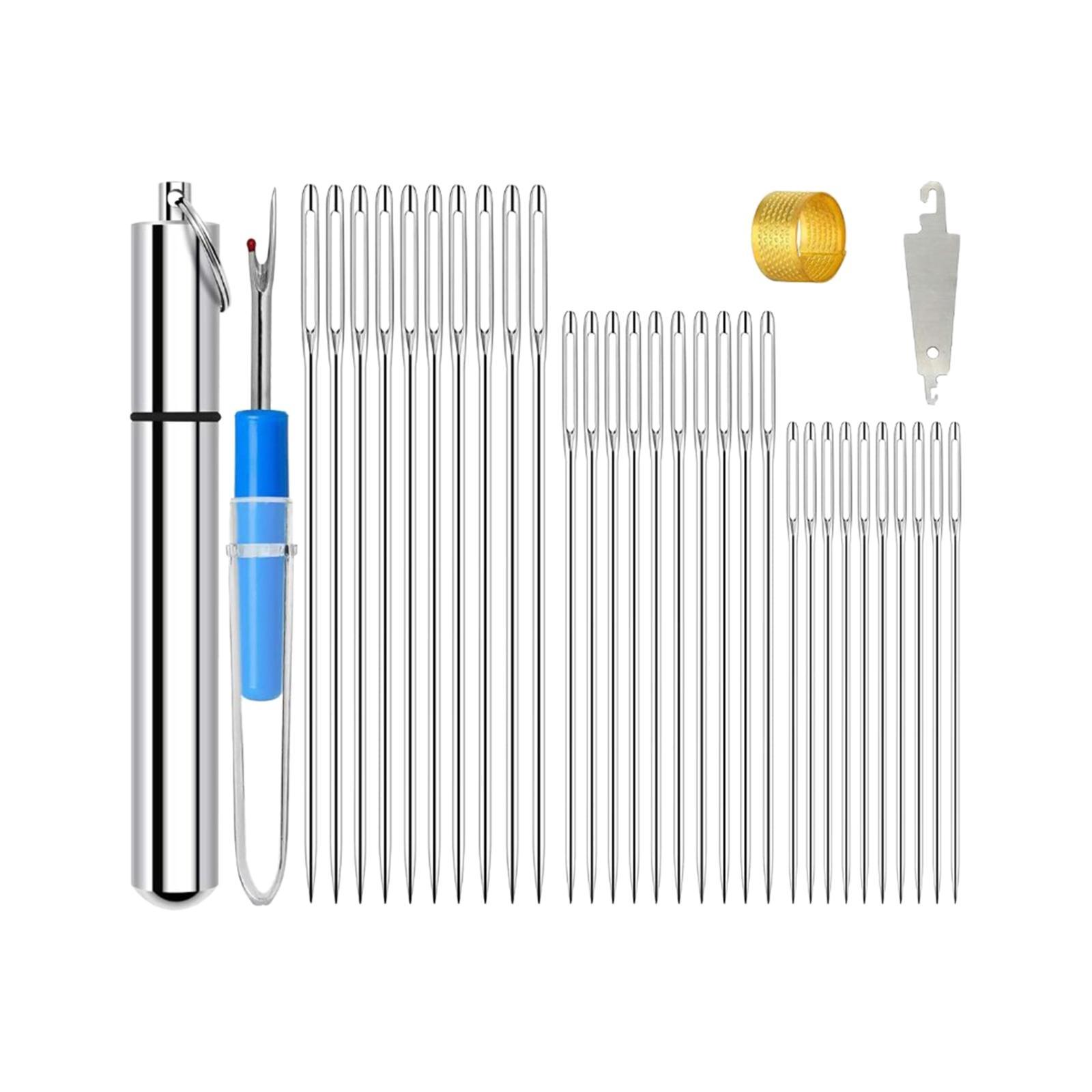 Sewing  Kit, Embroidery Sewing Seam Rippers DIY Yarn Stitching  for Embroidery Cross Hand Sewing