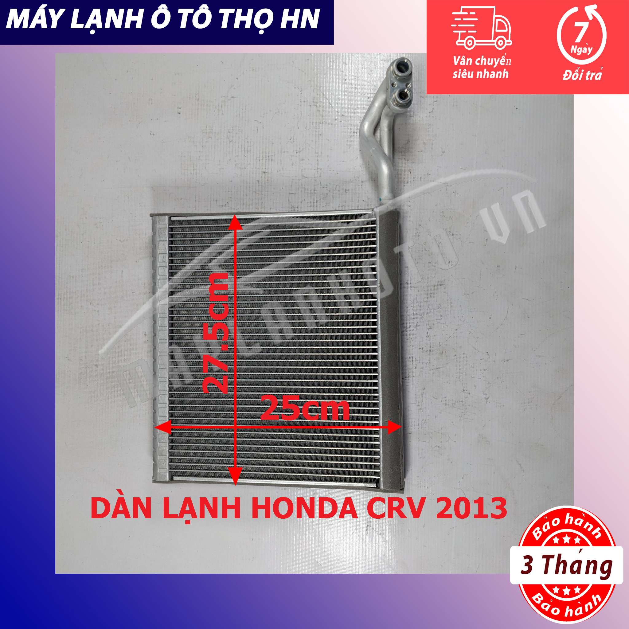 Dàn lạnh Honda CRV 2013 2014 2015 2016 Hàng xịn Thái Lan / Hàn Quốc 13 14 15 16