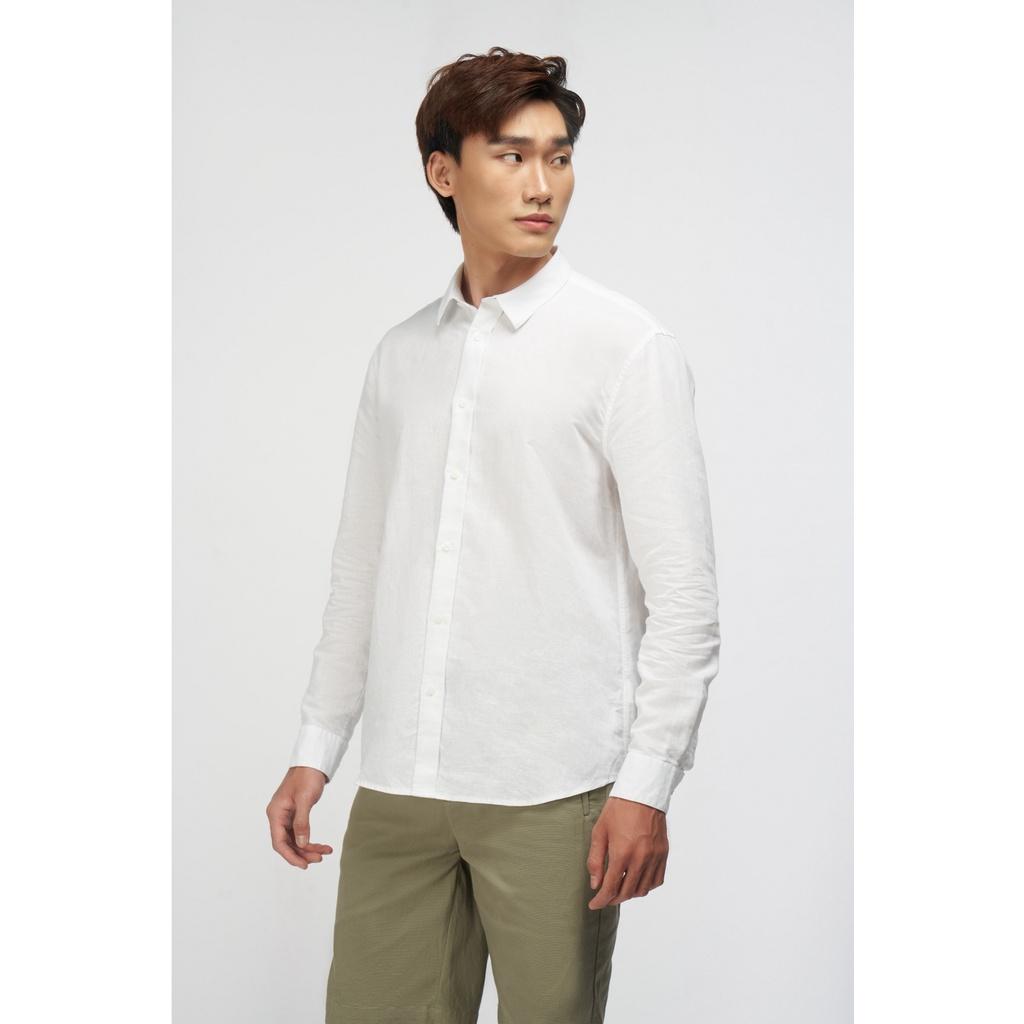 Áo sơ mi nam tay dài vải LINEN 4 màu 10S21SHL031CR1 | LASTORE MENSWEAR