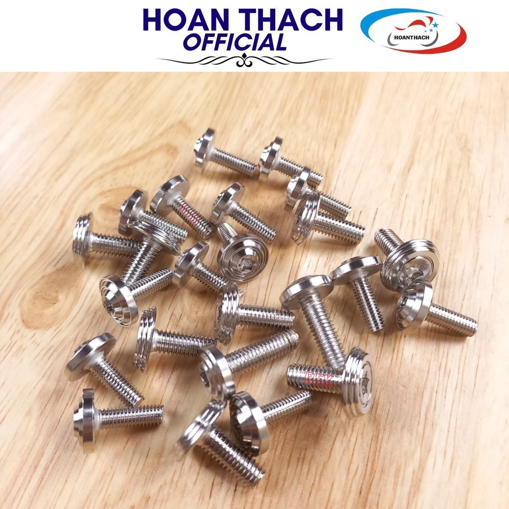 Bộ Ốc Áo Mẫu Thái Inox 304 cho xe máy Sonic (24 con), HOANTHACH SP017374