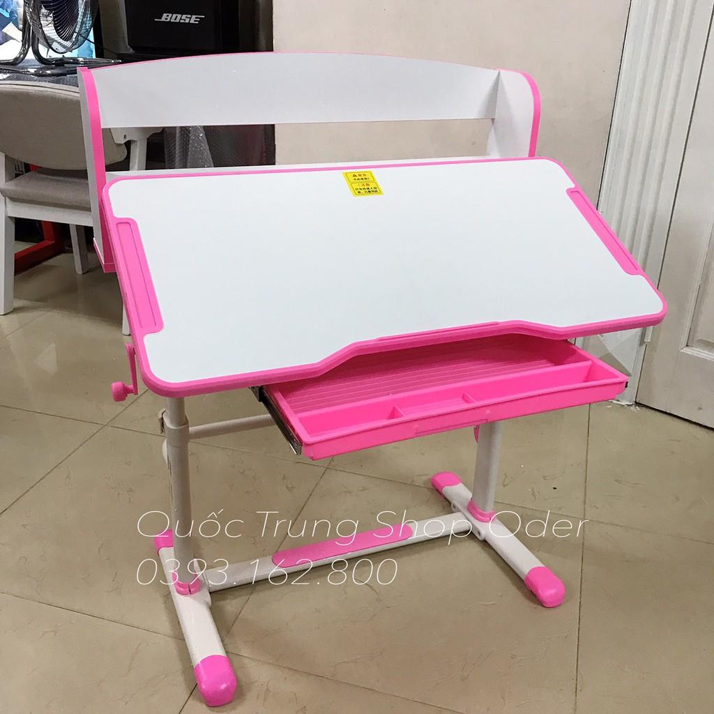 (CỠ TO 80CM) Bàn Học Thông Minh Chống Gù Cận Có Giá Sách