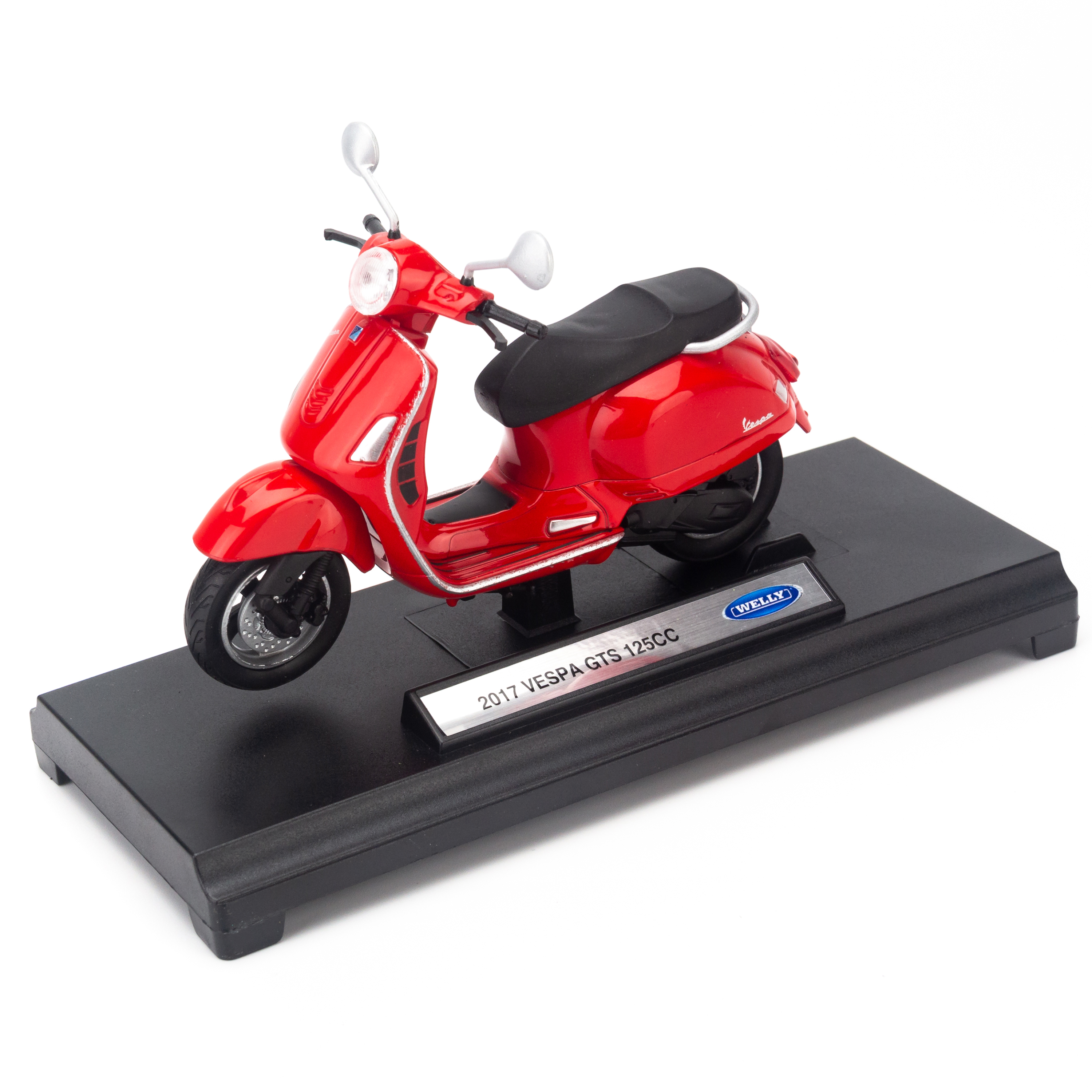 Mô hình xe Vespa GTS 125cc 2017 1:18 Welly - 12851PW