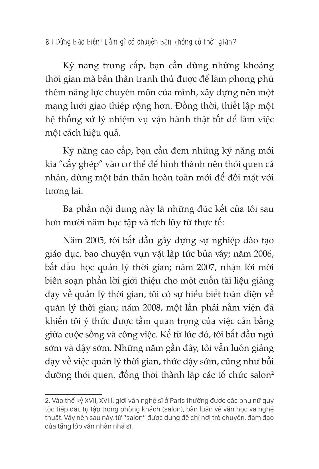 Dừng Bao Biện! - Làm Gì Có Chuyện Bạn Không Có Thời Gian