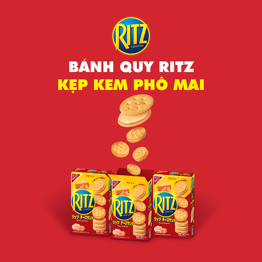 Bánh Quy Ritz Kẹp Kem Phô Mai 160g