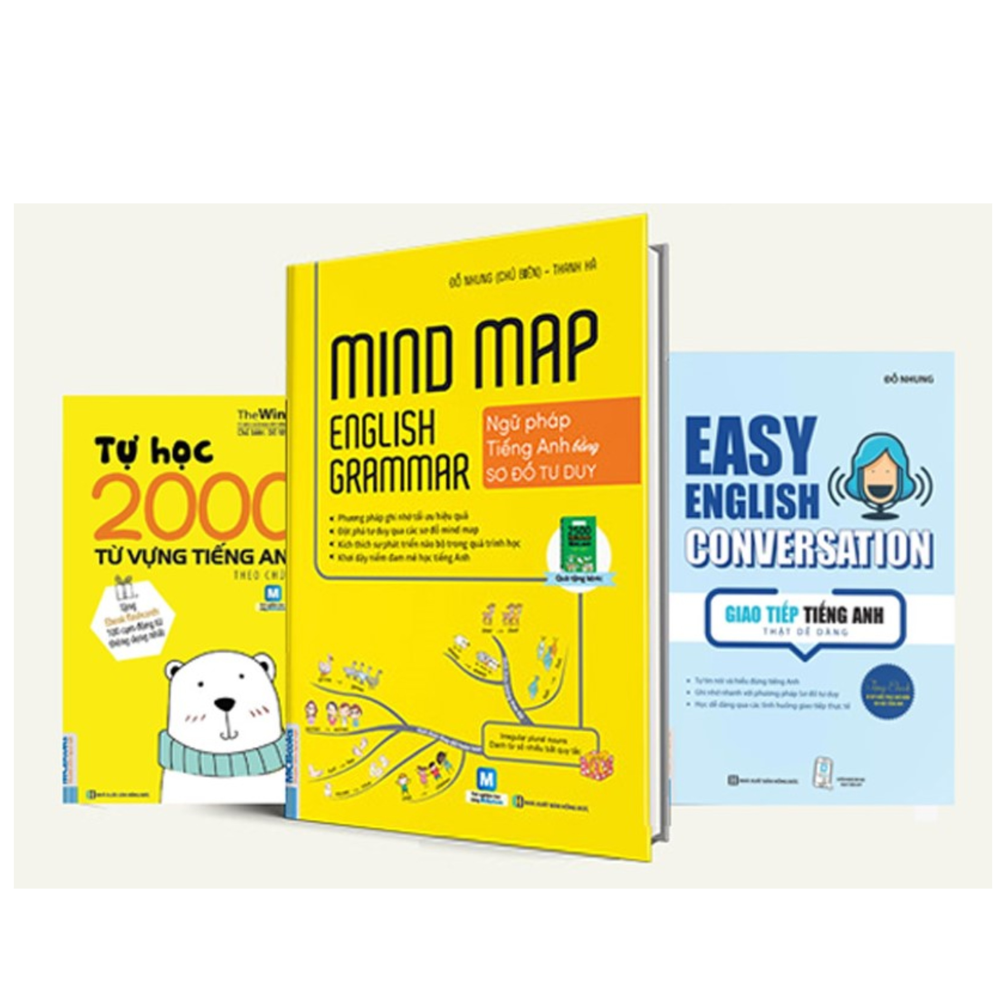 Combo Bộ sách Học Tiếng Anh Bằng Mindmaptv