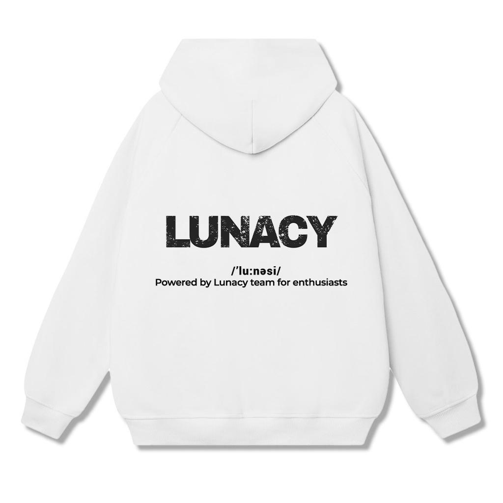 Áo Khoác Hoodie Grunge Lunacy Nỉ Có Mũ Form Rộng LUNA Unisex Nam Nữ LUNACY