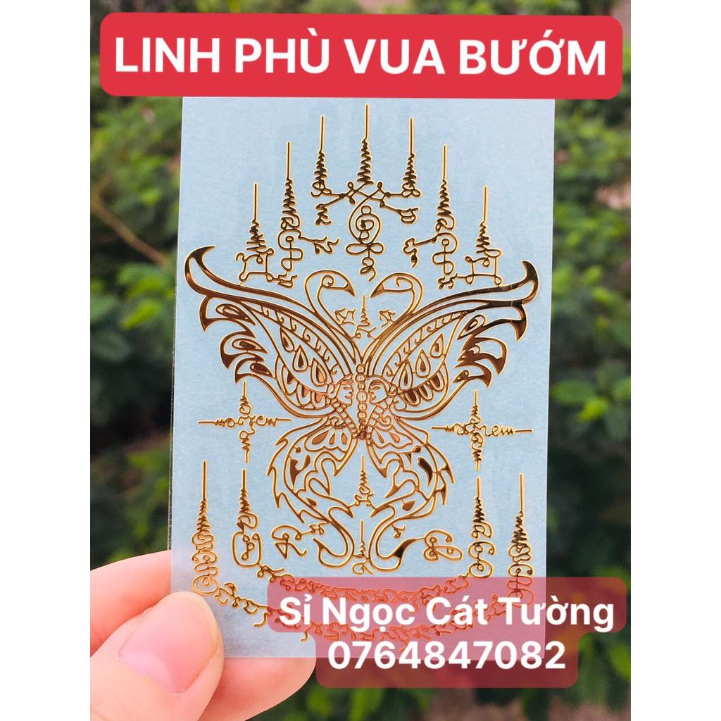 Linh phù CẶP THẦN SALIKA -vận may trong kinh doanh, tài vận làm ăn và tình duyên nở rộ dán điện thoại để bóp ví - Đã chú