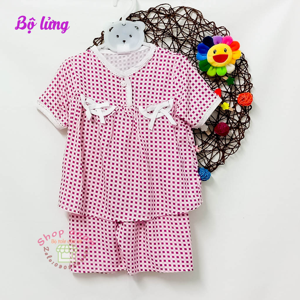 Bộ tole đùi/lửng bé gái 16-17kg