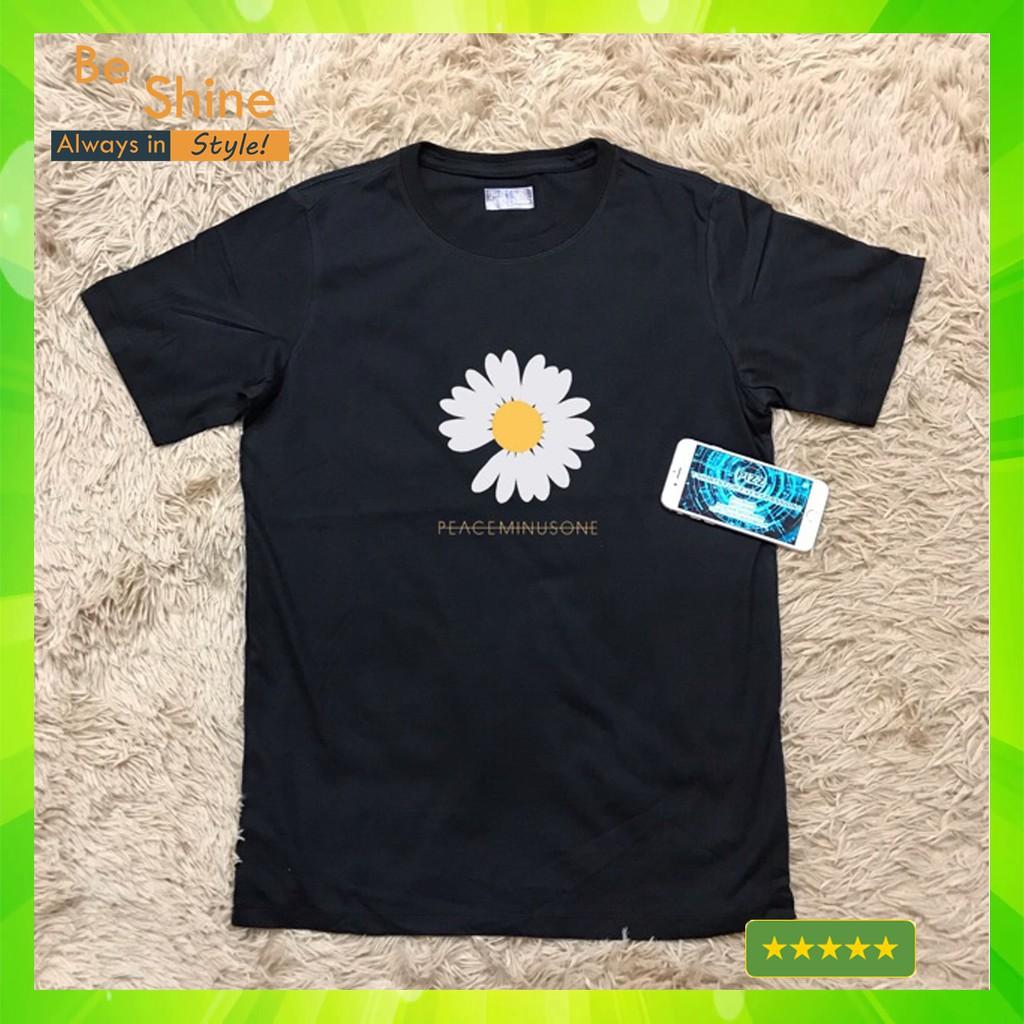 Áo Phông Hoa Cúc Peaceminusone Giá Hủy Diệt Áo Phông Unisex Form Rộng