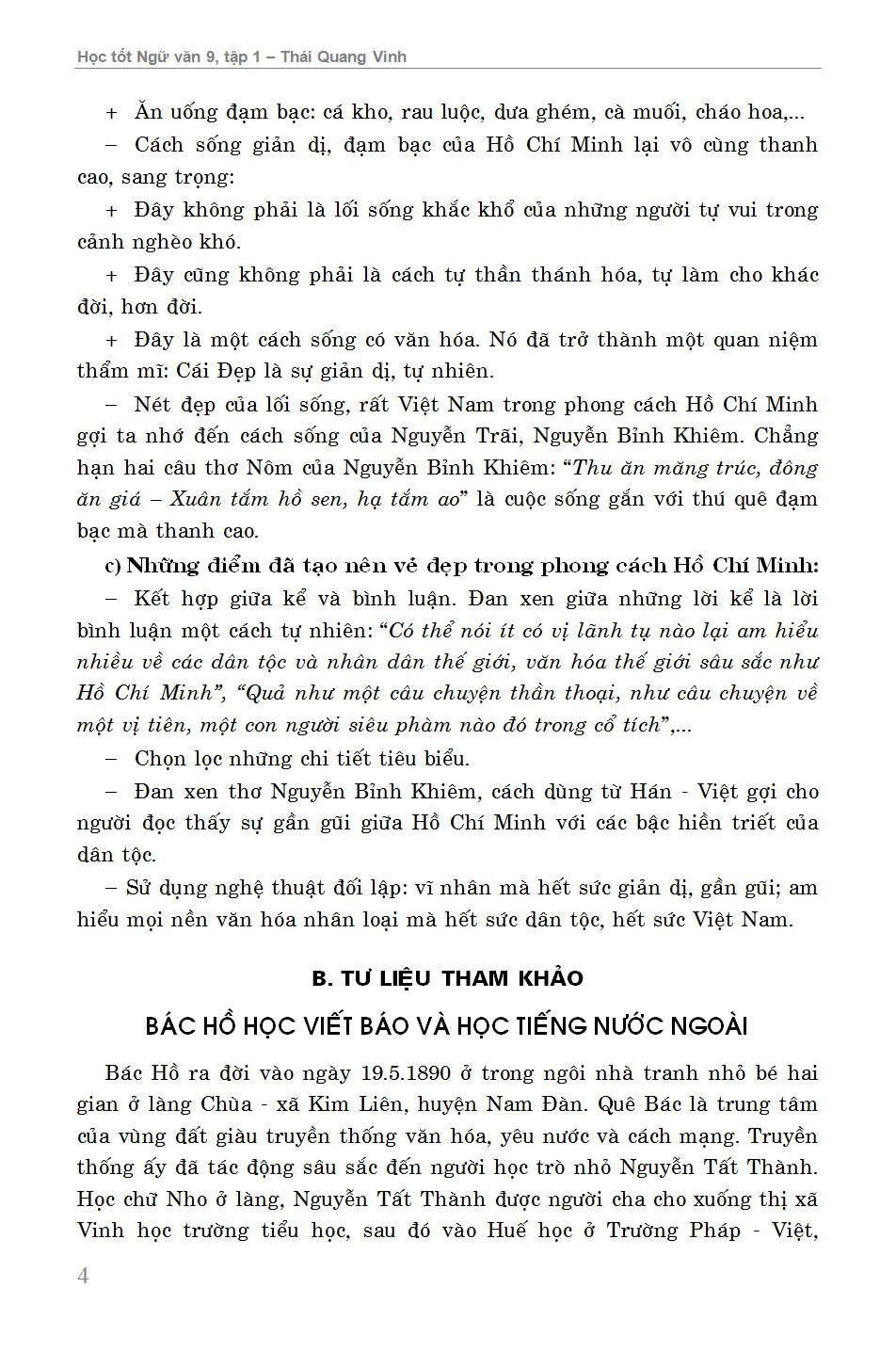 HỌC TỐT NGỮ VĂN 9 TẬP 1_KV