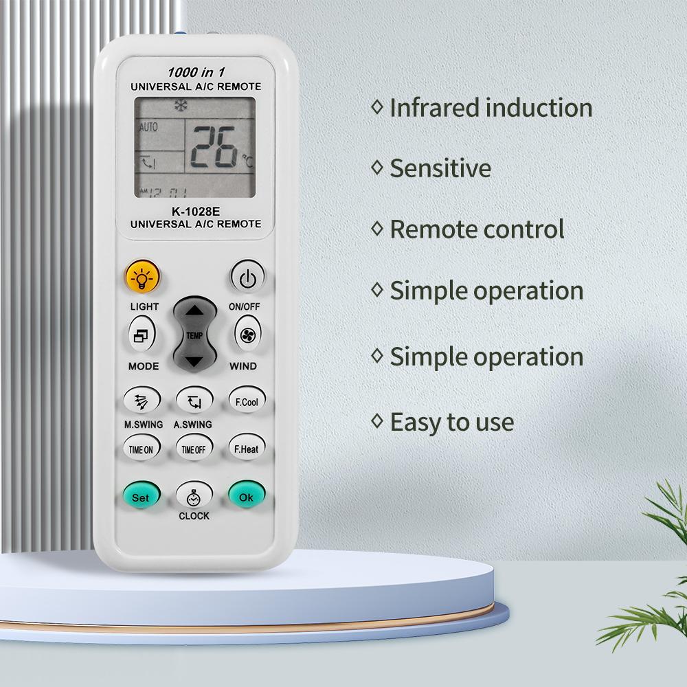 1000 trong 1 điều khiển từ xa toàn cầu K-1028E AC Digital LCD cho điều hòa không khí