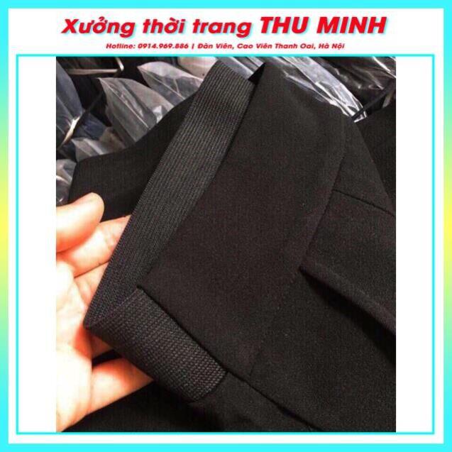 Quần Baggy Tây Cạp Chun sau Quần tây nữ công sở, học sinh đi học, đi làm, đi chơi