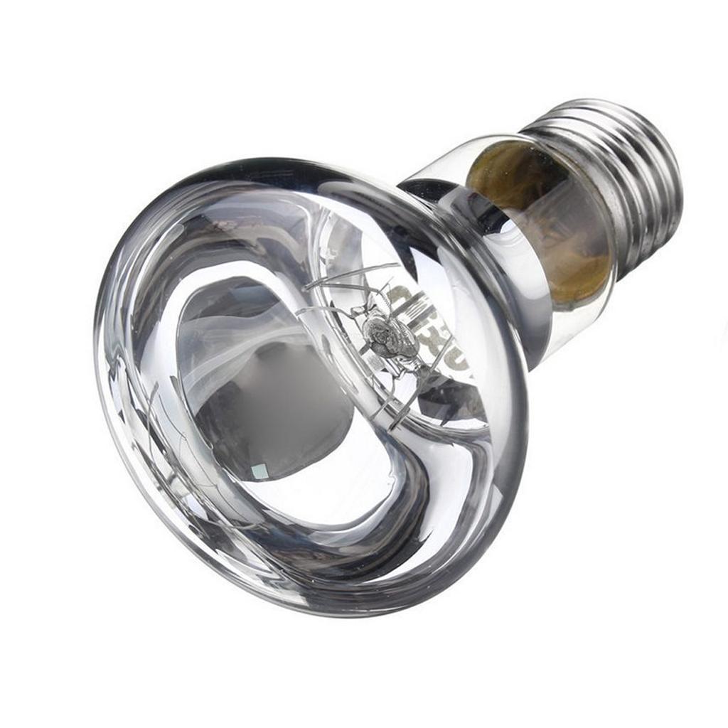 2x Reptile Heat Basking Lamp Light Bulb Breeding Heat Lamp Bulb Heat Emitter