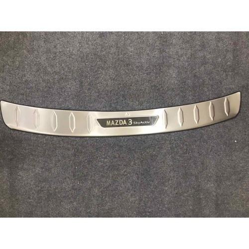 Chống trầy cốp trong, ngoài xe Mazda 3 sedan 2016-2023 inox cao cấp