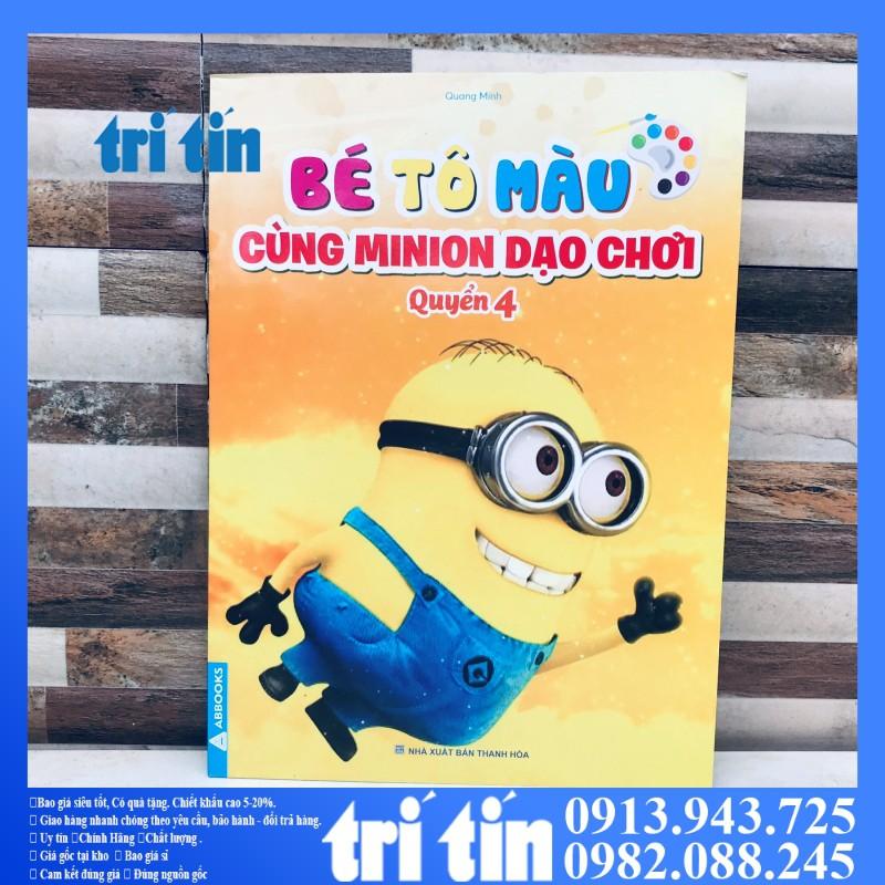 BÉ TẬP TÔ MÀU MINION CHO BÉ THỎA MÃN TRÍ TƯỞNG TƯỢNG