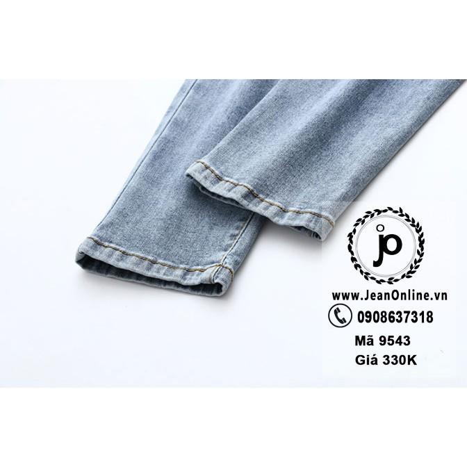 Skinny Jean 4 Nút Bigsize Nữ quần jean dài, thời trang bigsize, thời trang ngoại cỡ