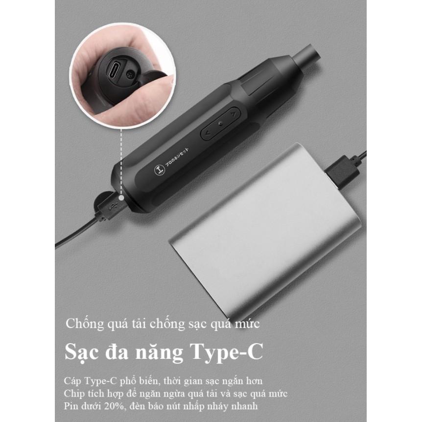 Bộ tuốc vít không dây , All in one Type-C Charing