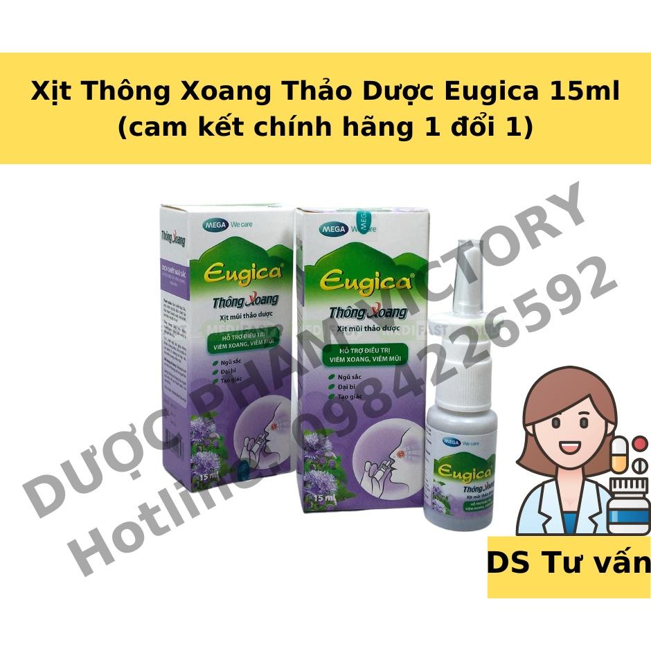 Xịt Thông Xoang Thảo Dược Eugica 15ml