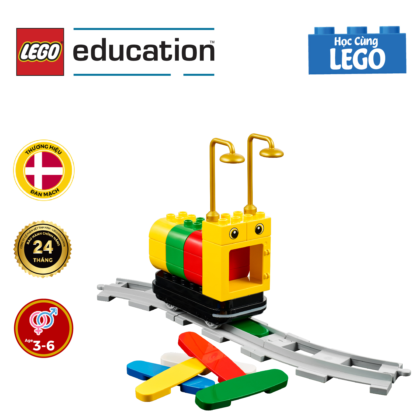 Bộ Lắp Ráp LEGO EDUCATION Đoàn Tàu Lập Trình - 45025 (234 Chi Tiết)