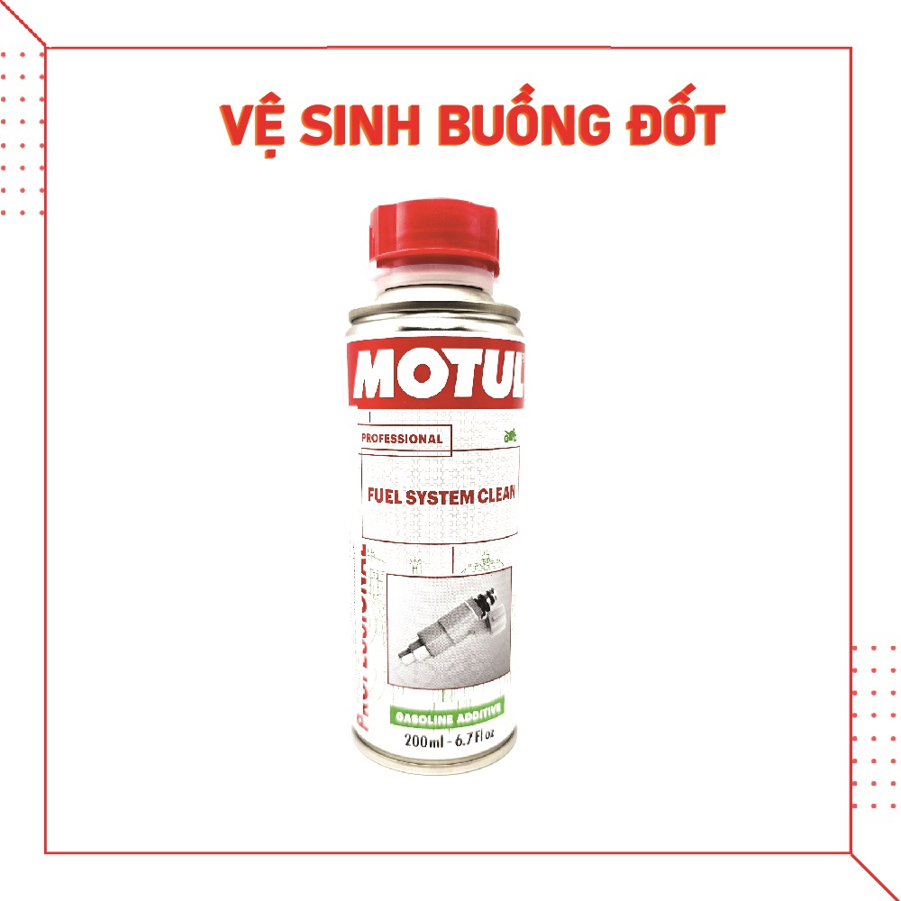 Vệ sinh phun xăng Motul Fuel System Clean Moto 200ml (950032)