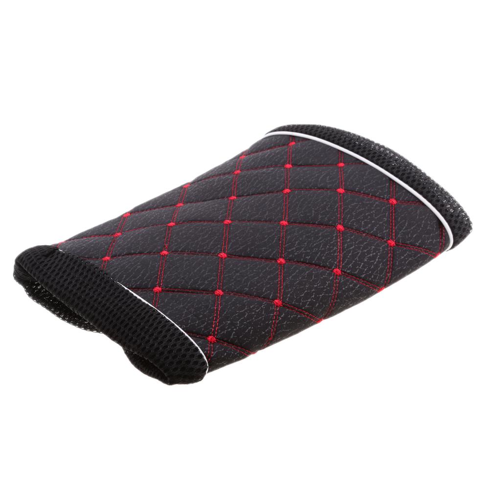 Black Motorcycle Electric Car Scooter Breathable Seat Cushion Protector Cover