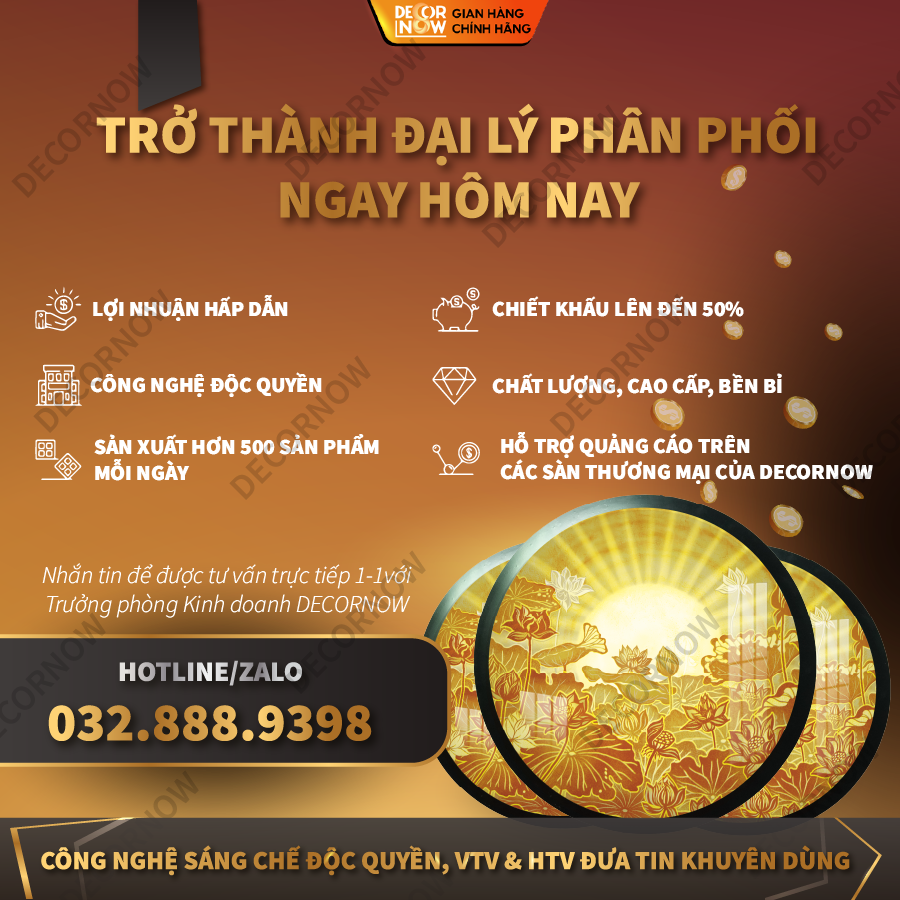Đèn Hào Quang Phật In Tranh Trúc Chỉ DECORNOW 30,40 cm, Trang Trí Ban Thờ, Hào Quang Trúc Chỉ MANDALA DCN-TC23