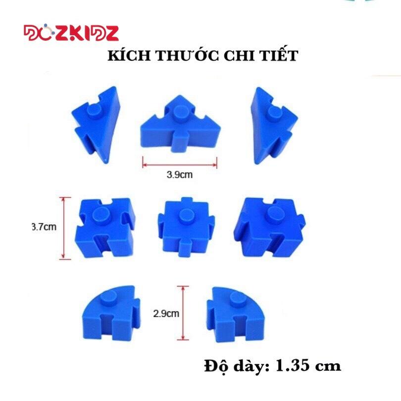 Đồ Chơi Trẻ Em Túi 70 CHI TIẾT Xếp Hình Nhựa Nguyên Sinh An Toàn Nhiều Màu Sắc - Dozkidz