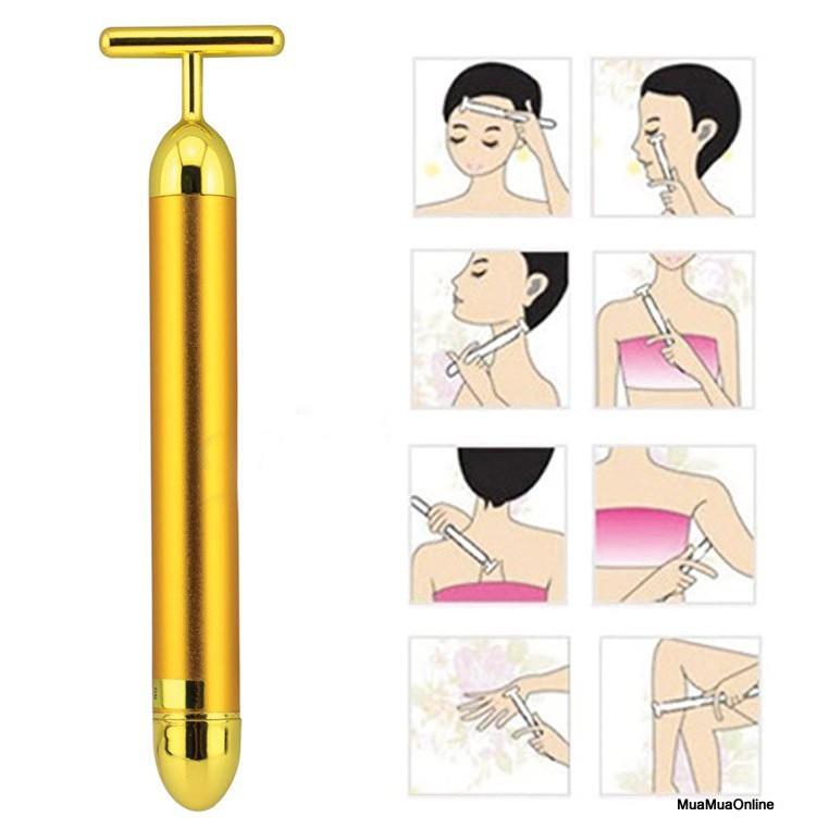 Máy Massage Mặt Energy Beauty Bar (Vàng) FREESHIP TP'S