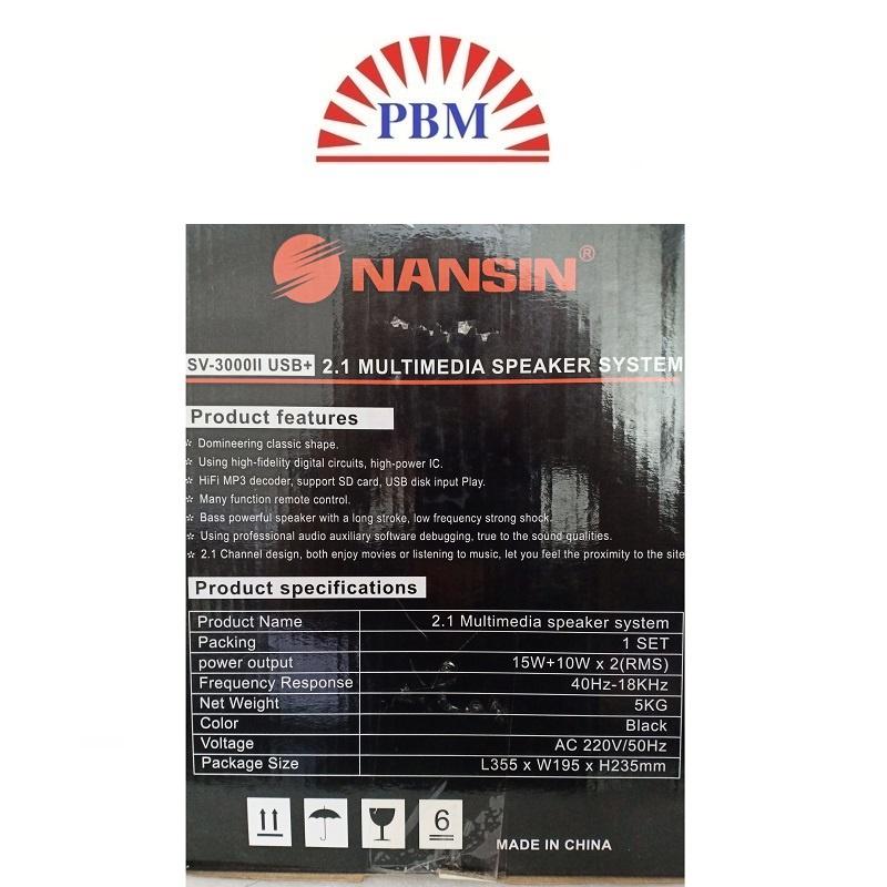 Loa vi tính NANSIN SV-3000II USB+.
