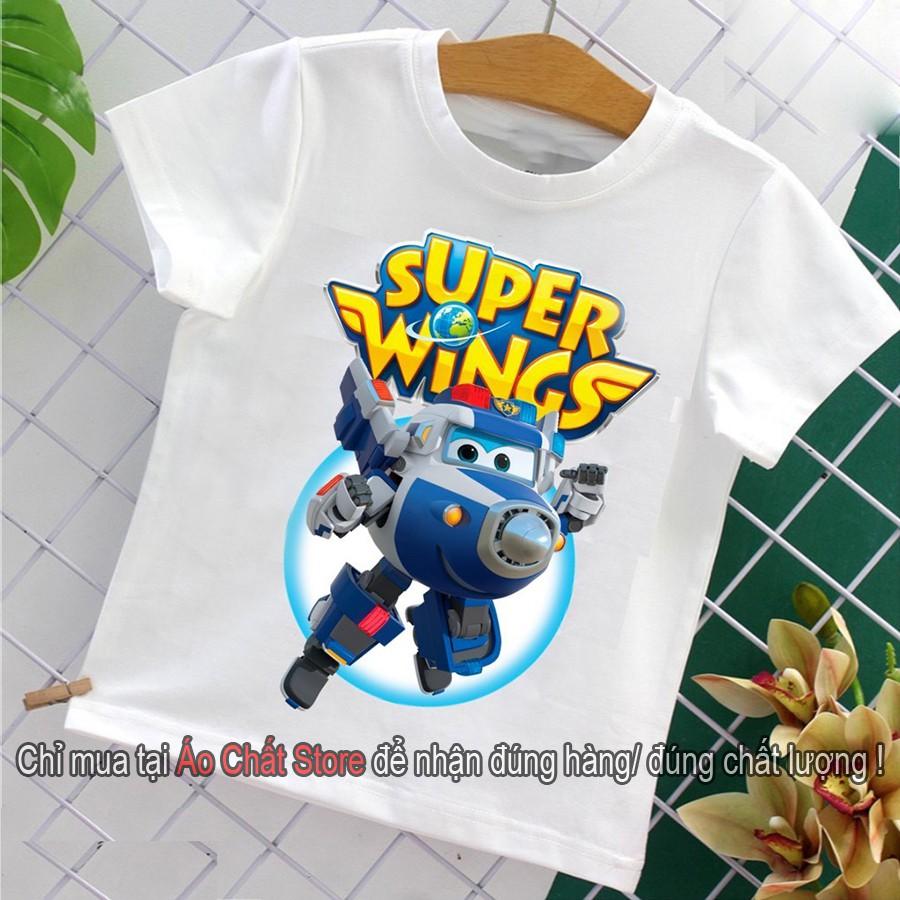 (VIDEO) Áo thun hoạt hình trẻ em đội bay siêu đẳng Super Wings SW02 | Áo Chất Store