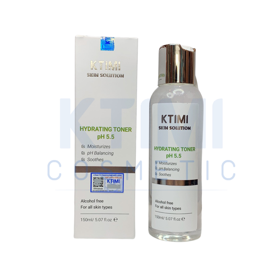 KTIMI Hydrating Toner KTIMI - Nước hoa hồng làm dịu và cân bằng độ pH cho da