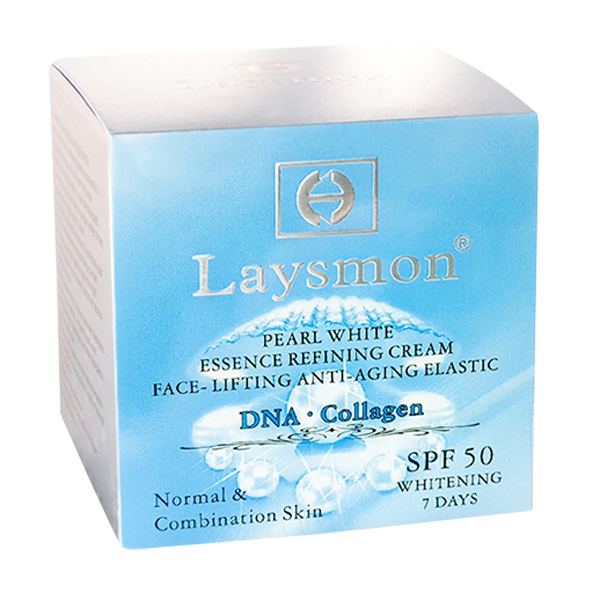 Kem dưỡng trắng da Laysmon chiết xuất tinh chất từ ngọc trai LAYSMON PEARL WHITE ESSENCE REFINING CREAM