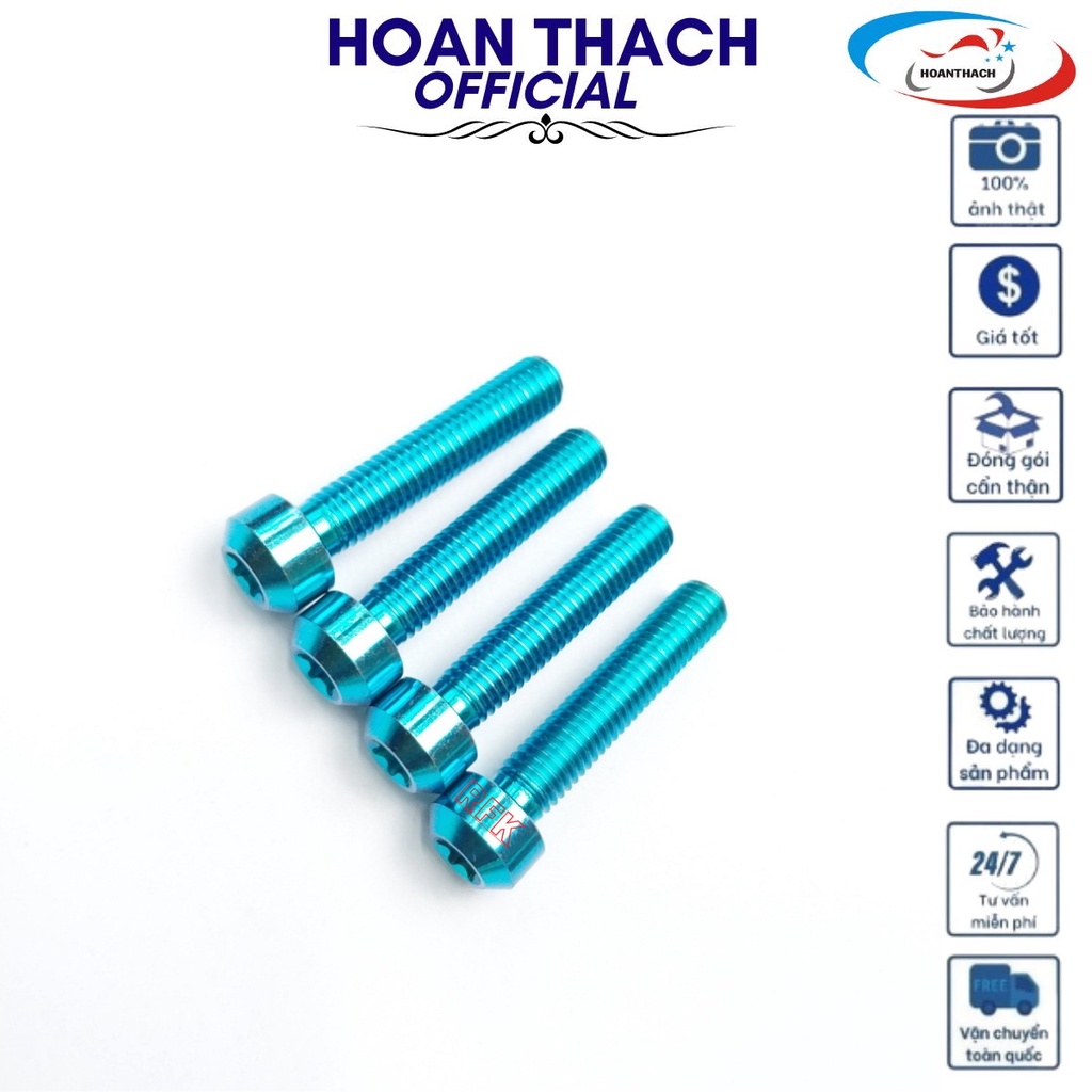 Ốc Gr5 8L40 Trụ Xanh Lục Bảo dùng cho nhiều dòng xe SP016444 (giá bán 1 con)