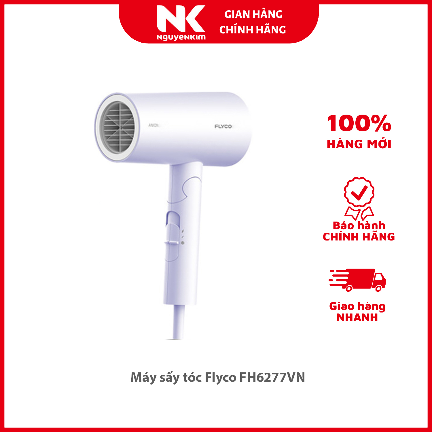 Máy sấy tóc Flyco FH6277VN - Hàng chính hãng