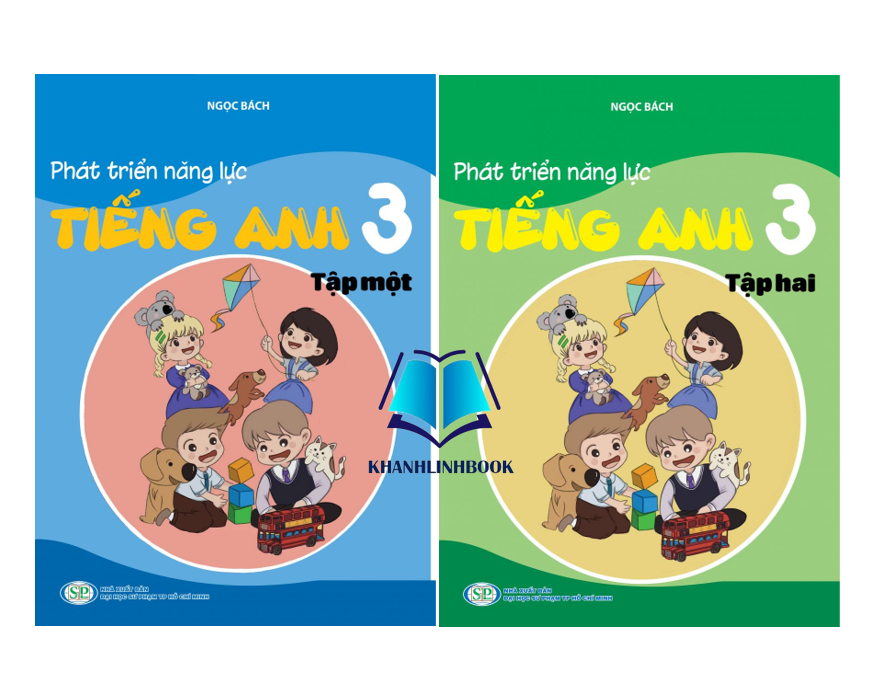 Sách - Combo Phát triển năng lực Tiếng Anh 3 - tập 1 + 2