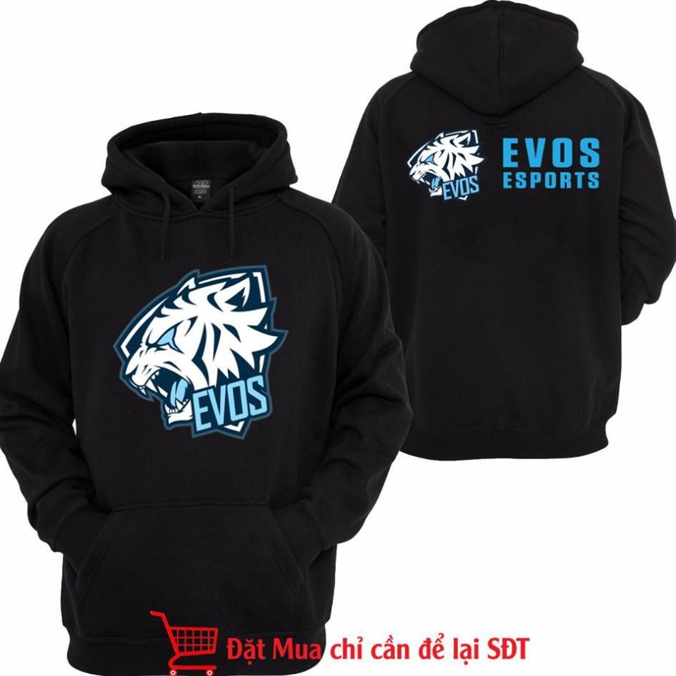 Áo hoodie nỉ Evos Esports đẹp siêu ngầu giá rẻ nhất áo mát chất xịn